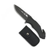 Couteau pliant  tactique Albainox noir 19907 lame 8.5 cm