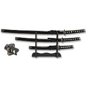 Set 3 Katanas noir TOLE-10 Imprial 32599 acier carbone