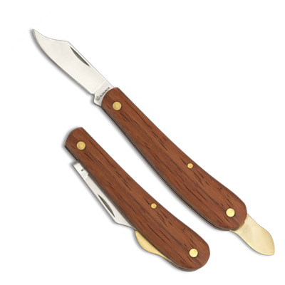 Couteau à greffer Albainox 01237 lame 5.4 cm manche bois