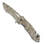 Couteau pliant tactique ALBAINOX 19731 camo lame 8.8 cm