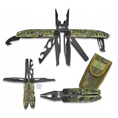 Pince multifonction K25 33288 camo vert - 17 outils