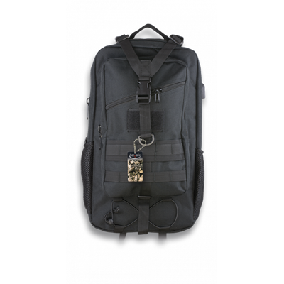 Sac à dos tactique noir 34906-NE Connecteur USB