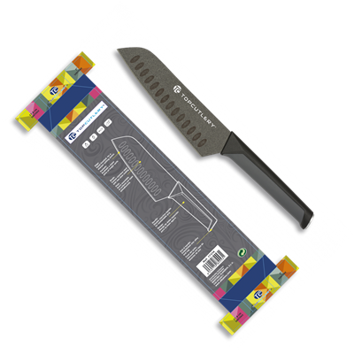 Couteau santoku anti-adhérent 17317 lame 12.7 cm