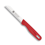 Couteau de cuisine micro tranchant rouge