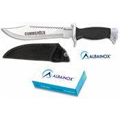 Poignard ALBAINOX COMMANDER chrome 31773 lame 19.5 cm