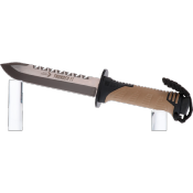 Couteau tactique THUNDER-I 32018 sable lame 20 cm