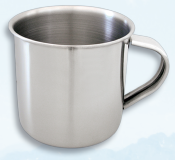 Tasse militaire en acier inox 220 ml