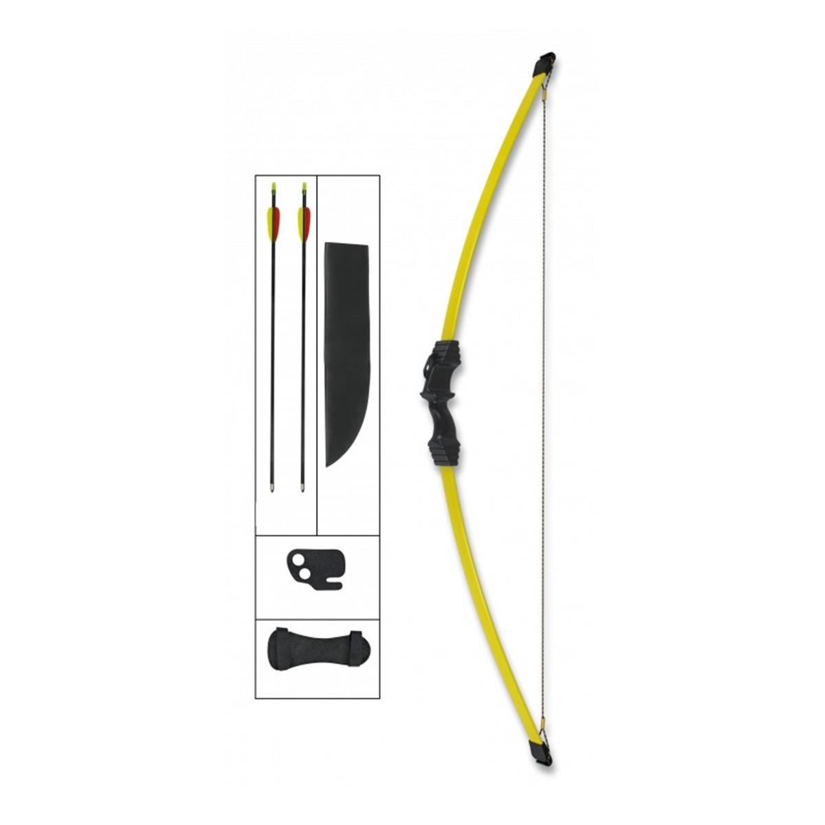 Arc Kit d���initiation 37090 15Lbs jaune et noir 