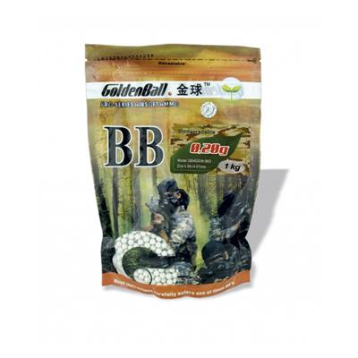 Sachet 1kg de billes GOLDEN BALL précision BIO 6 mm 0.20g