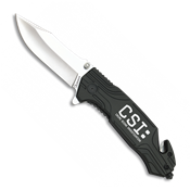 Couteau de sécurité ALBAINOX 19607 logo CSI lame 9.2 cm 