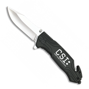 Couteau de scurit ALBAINOX 19607 logo CSI lame 9.2 cm 