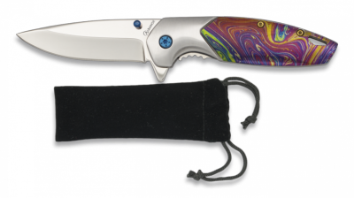 Couteau pliant 3D Albainox Colorful 18390 lame 7 cm