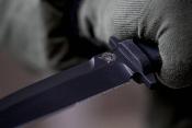 Couteau COL MOSCHIN noir lame 16 cm