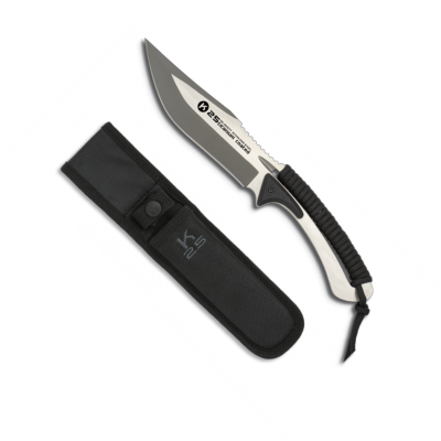 Couteau encordé K25 noir 32377 revêtement en titane