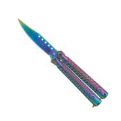 Couteau papillon Albainox 02276 acier titane lame 7.2 cm