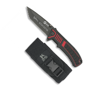 Couteau pliant tactique K25 automatique 19945-A lame tanto 8.6 cm