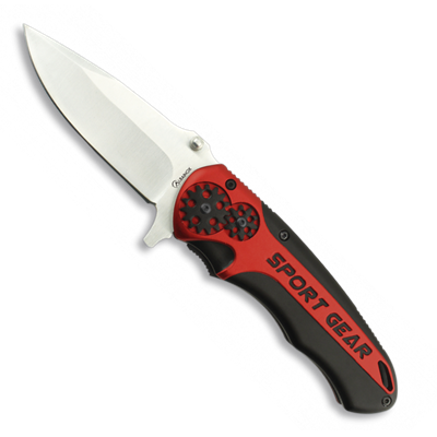 Couteau pliant Albainox Sport Gear rouge 19687 lame 8.5 cm