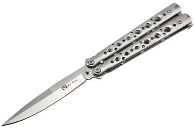 Couteau papillon Maxknives P53S silver lame 9.8 cm 