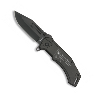 Couteau pliant ALBAINOX 19909GR222 noir lame 9 cm
