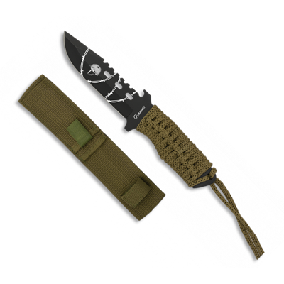 Couteau encordé Albainox 32417 Coyote 18 cm