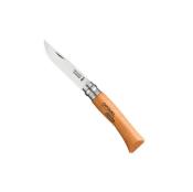 Couteau OPINEL N°04 - lame carbone 5 cm – manche hêtre