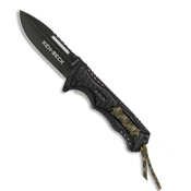 Couteau pliant Albainox Camo noir 18337-A Lame 9 cm