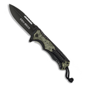 Couteau pliant Albainox KEH-BECK Camo vert Lame 9 cm