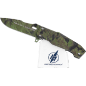 Couteau pliant tactique MOHICAN-3 camo vert K25 19542 lame 7.2 cm