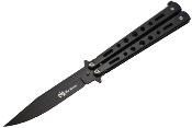 Couteau papillon Maxknives P34B lame 10 cm noir