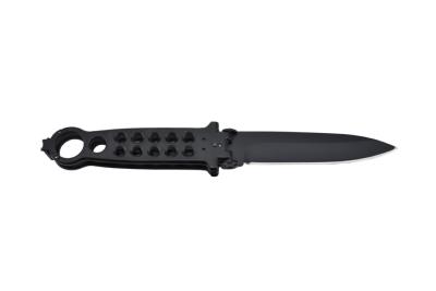 Couteau papillon Maxknives P375BD à ouverture latérale noir lame 11 cm