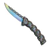 Couteau automatique BKER MAGNUM CHAINED RAINBOW lame 9 cm