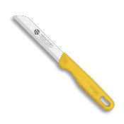 Couteau de cuisine micro tranchant jaune