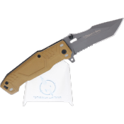 Couteau pliant tactique MOHICAN-2 coyote K25 19543 lame 7.8 cm