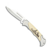 Couteau pliant Albainox 19661GR564 lame 8 cm décor Perdrix