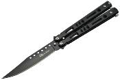 Couteau papillon Maxknives P52B noir lame 9.8 cm