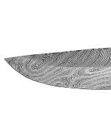 Couteau de chasse lame damas 25 cm manche os