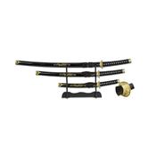 Set de 3 katanas TOLE 10 Imprial 31515-NE noir