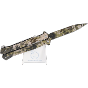 Couteau papillon K25 Phyton Camo sable 02132 lame 10 cm