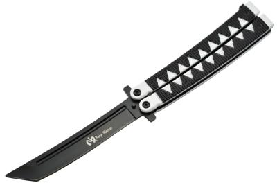 Couteau papillon Maxknives Japonais P46B noir lame 10.5 cm 