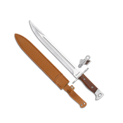 Couteau à baïonnette ALBAINOX 32503 lame 27.5 cm manche bois