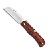 Couteau pliant de poche ALBAINOX 01653 pakkawood rouge lame 8 cm