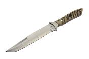 Couteau de chasse In’Forest IF1 corne de bélier lame 19.5 cm