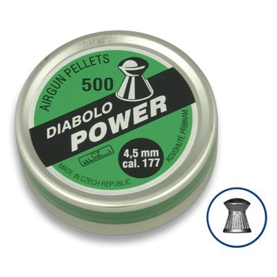Plombs DIABOLO POWER Calibre 4.5 mm 500 pcs