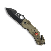 Couteau pliant camouflage scurit lame 6 cm