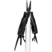 Pince multifonction K25 17 cm noir avec set d'embouts à visser