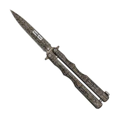Couteau papillon Albainox 02281 Rainblack Laser