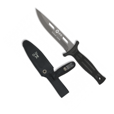 Couteau BOTERO K25 revêtu noir 32193 lame 12.4 cm