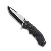 Couteau pliant tactique ALBAINOX 19755 gris noir lame 10 cm