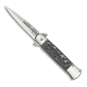 Couteau pliant Albainox automatique CRANES 18283-A Lame 9.4 cm