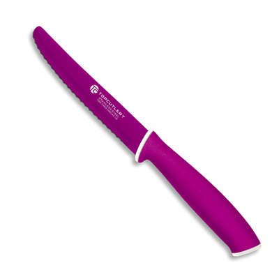 Couteau de table scie Top Cutlery 17321-MO lame 11 cm violet